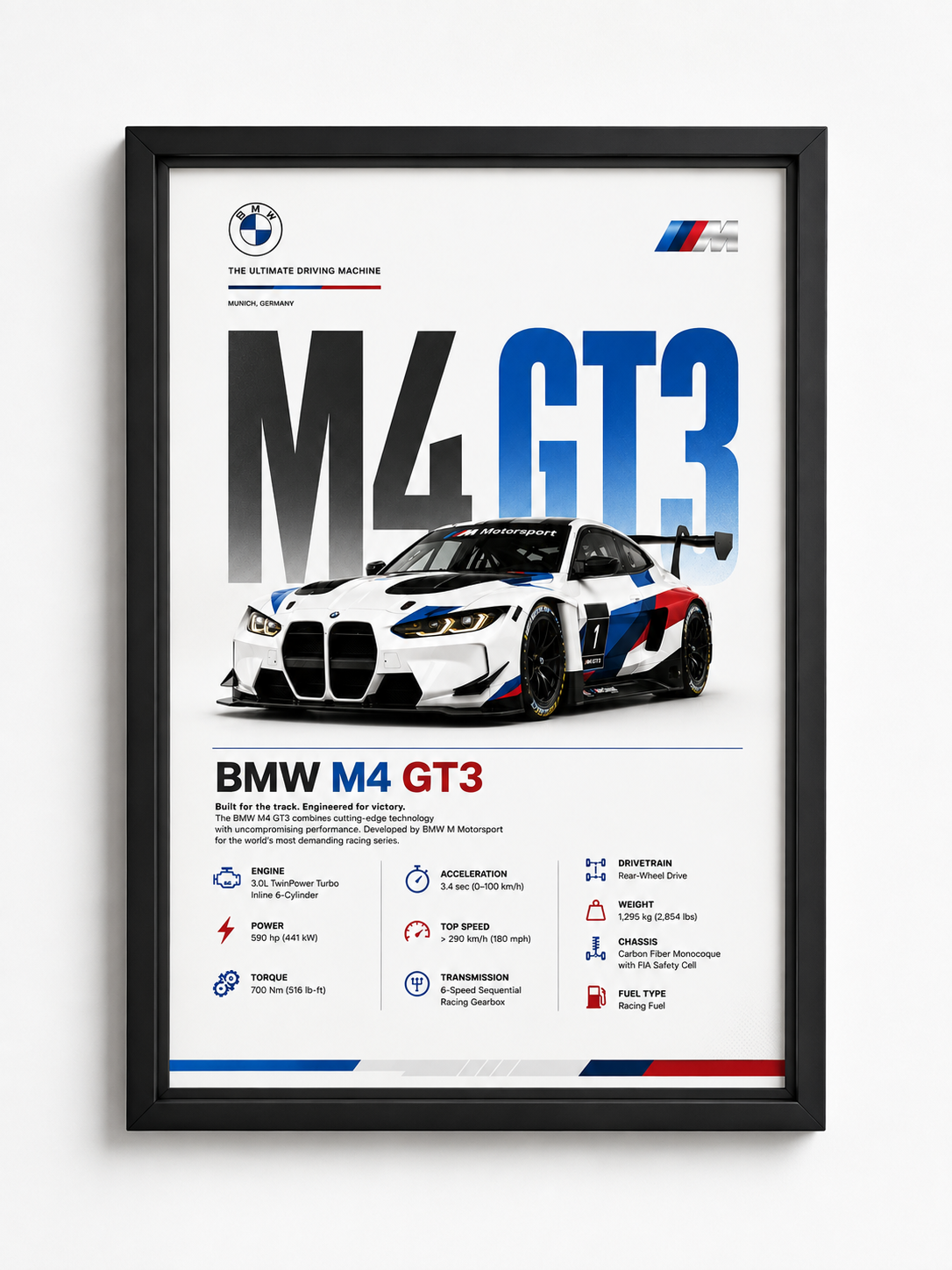 BMW M4 GT3 Frame